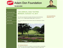 Tablet Screenshot of adamdon.com